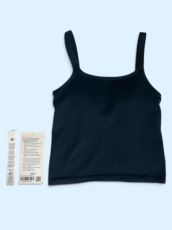 lululemon athletica Tops - lululemon athletica Dark Navy Scoop Cropped Tank